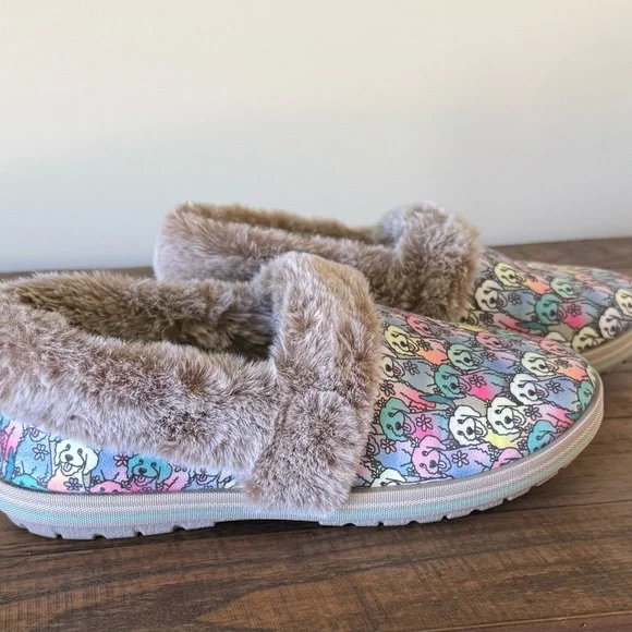 BOBS from Skechers Too Cozy Slippers in Dapper Pup. - Picture 1 of 3